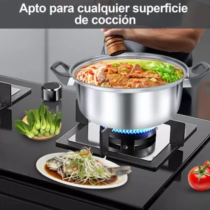 Set De Ollas Premium Con Tetera (12 Piezas)