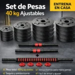 Set De Pesas 40KG (kit Completo)