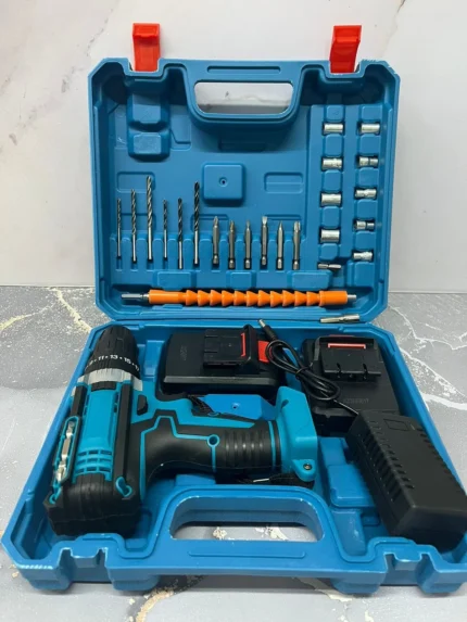 Set De Taladro Con 2 Baterias 48V (incluye Kit Completo + Maletin)