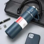 Set De Termo 500ML + 3 Vasos En Caja De Regalo