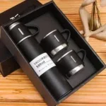 Set De Termo 500ML + 3 Vasos En Caja De Regalo