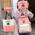 Set Mochila Kawai 4 Piezas