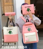Set Mochila Kawai 4 Piezas