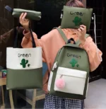 Set Mochila Kawai 4 Piezas