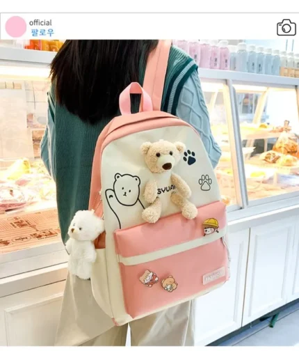 Set Mochila Kawai 5 Piezas