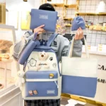 Set Mochila Kawai 5 Piezas