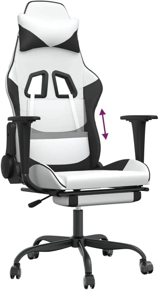 Silla Gamer Con Posa Pies — Silla Gamer Premium — foto 1 Silla Gamer Con Posa Pies — Silla Gamer Premium