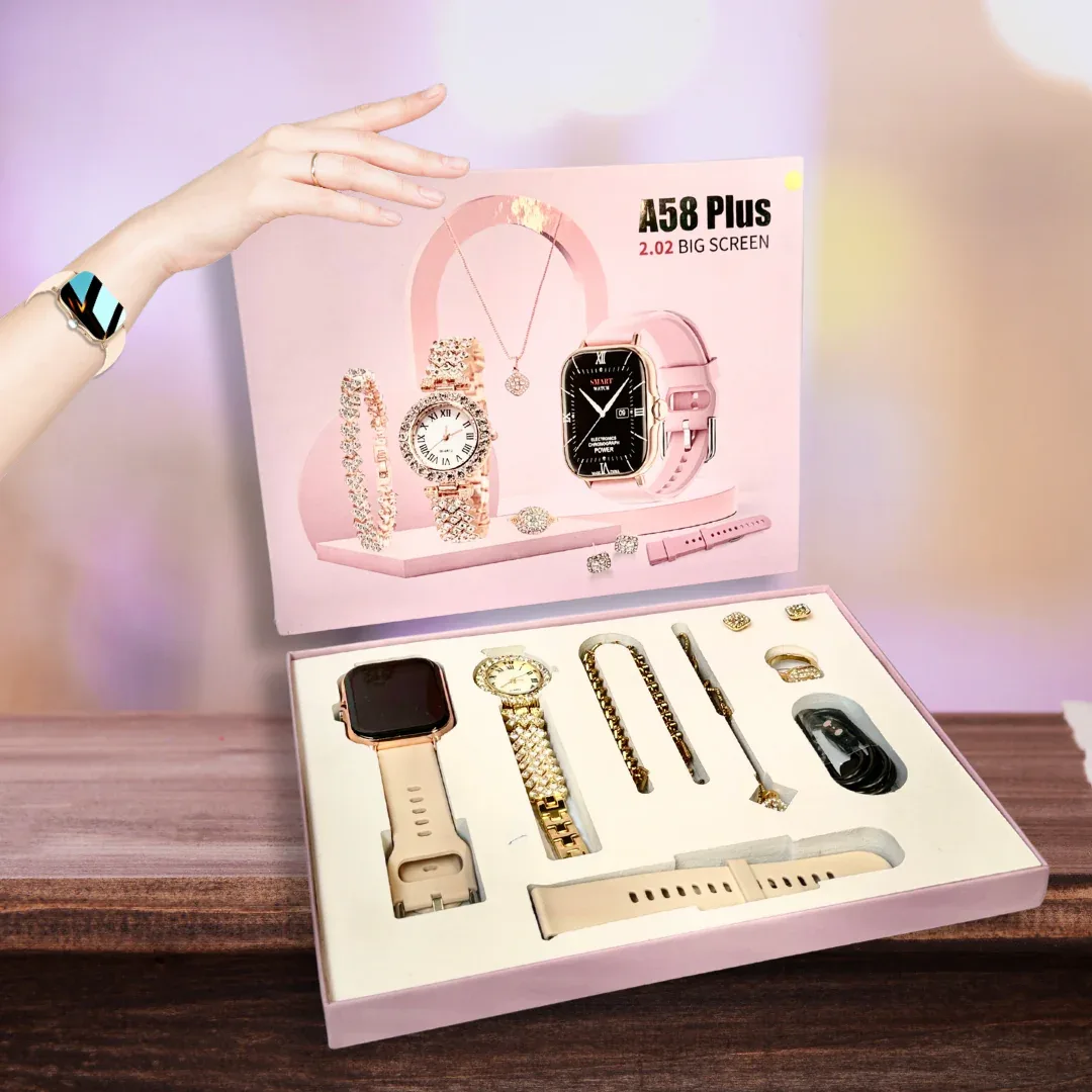 Smartwatch A58 Plus For Woman + Accesorios Elegantes — foto 1 Smartwatch A58 Plus For Woman + Accesorios Elegantes