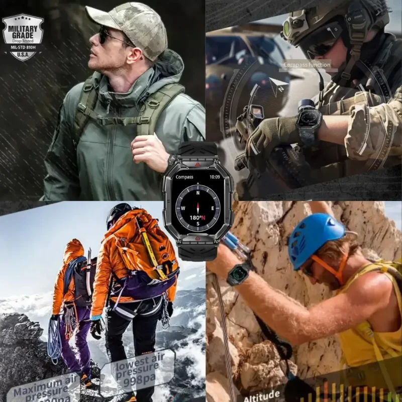 Smartwatch Grado Militar PRO 4 (acuático & 30 Días De Batería)