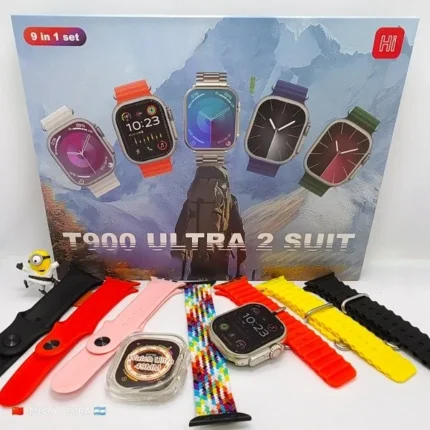 Smartwatch T900 Ultra 2.30 Suit Con 7 Correas & Case (fhd, Ios & Android, Contesta Llamadas)