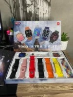Smartwatch T900 Ultra 2.30 Suit Con 7 Correas & Case (fhd, Ios & Android, Contesta Llamadas)
