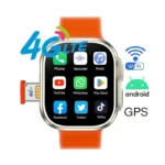 Smartwatch Ultra 4G Con Chip, Llamadas, Youtube, Play Store, Cámara Espía 360° (responde Whatsapp)