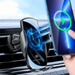 Sujetador De Celular Con Cargador Inalámbrico
