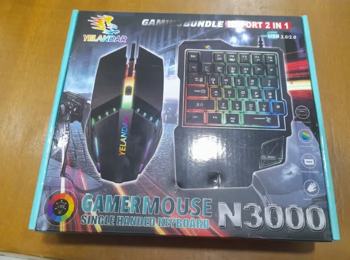 Teclado Gamer Yelandar Para Celular (con Mouse)