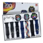 Triple Smartwatch I90 Suit Ultra + Auricular PRO + 6 Correas (contestan Llamadas, Ios & Android)