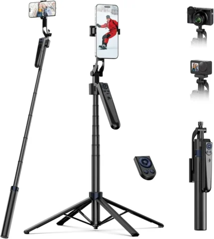 Tripode Inteligente Con Sensor De Movimiento & Altura Graduable