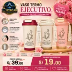 Vaso Termo Ejecutivo (con Tapa Push Up)