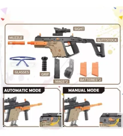 Vector Ultra PRO Hidrogel LED Rifle Juguete (automática Batería Recargable)