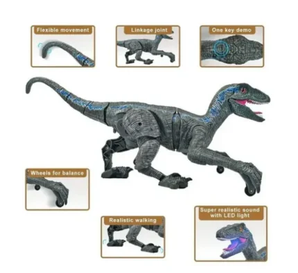 Velociraptor Con Control Remoto (2026)