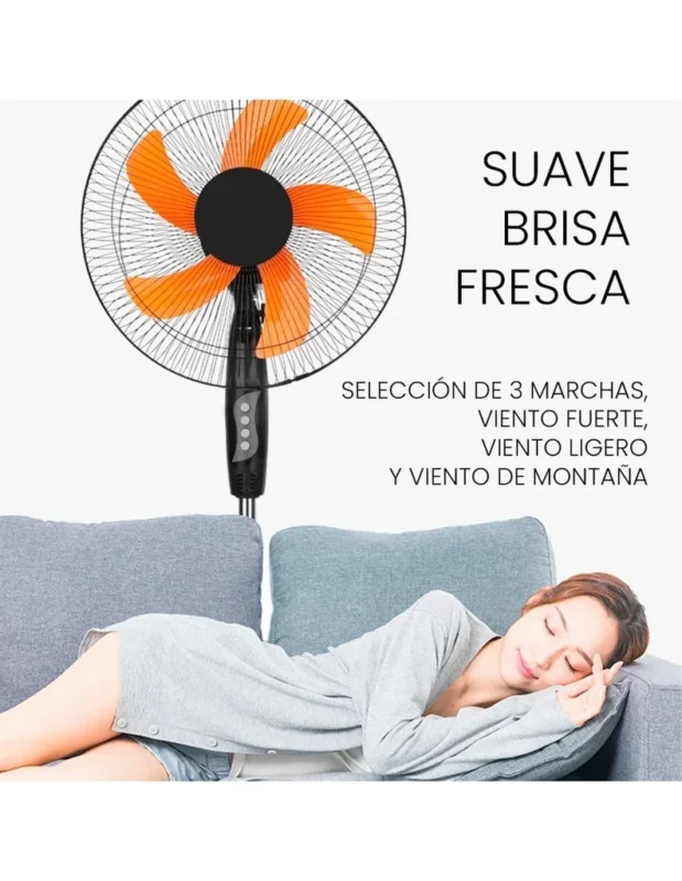 Ventilador De Piso Giratorio