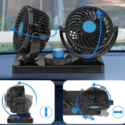 Ventilador Doble Cabezal Para Auto