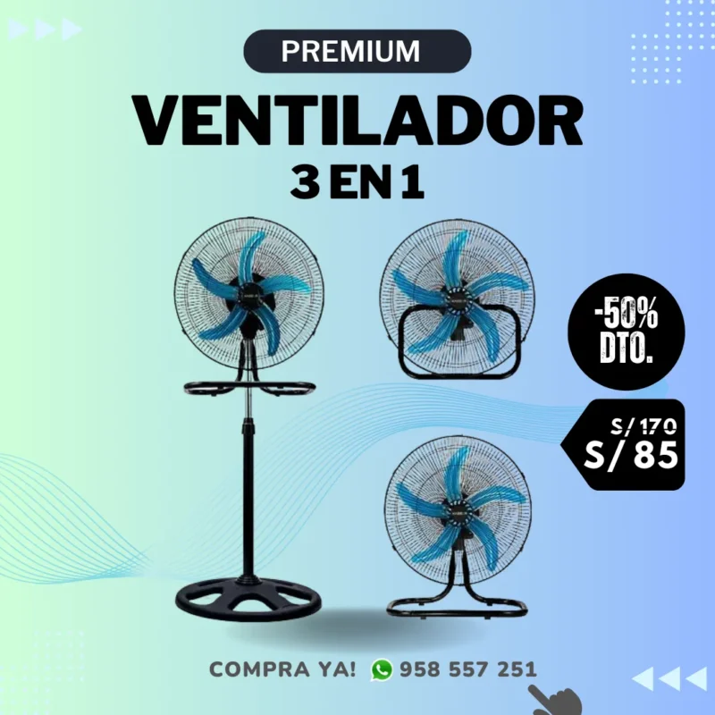Ventilador Premium 3 En 1