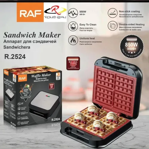 Waflera 4 Planchas RAF Maker 850W — foto 1 Waflera 4 Planchas RAF Maker 850W