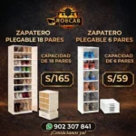 Zapatero Plegable 18 Pares