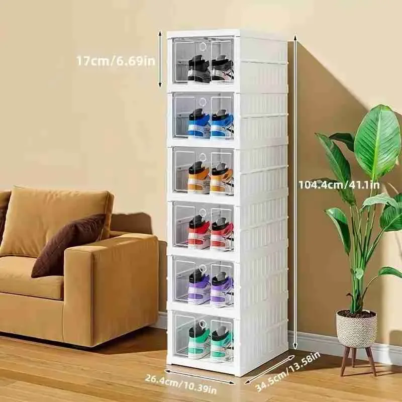 Zapatero Plegable 6 Pares