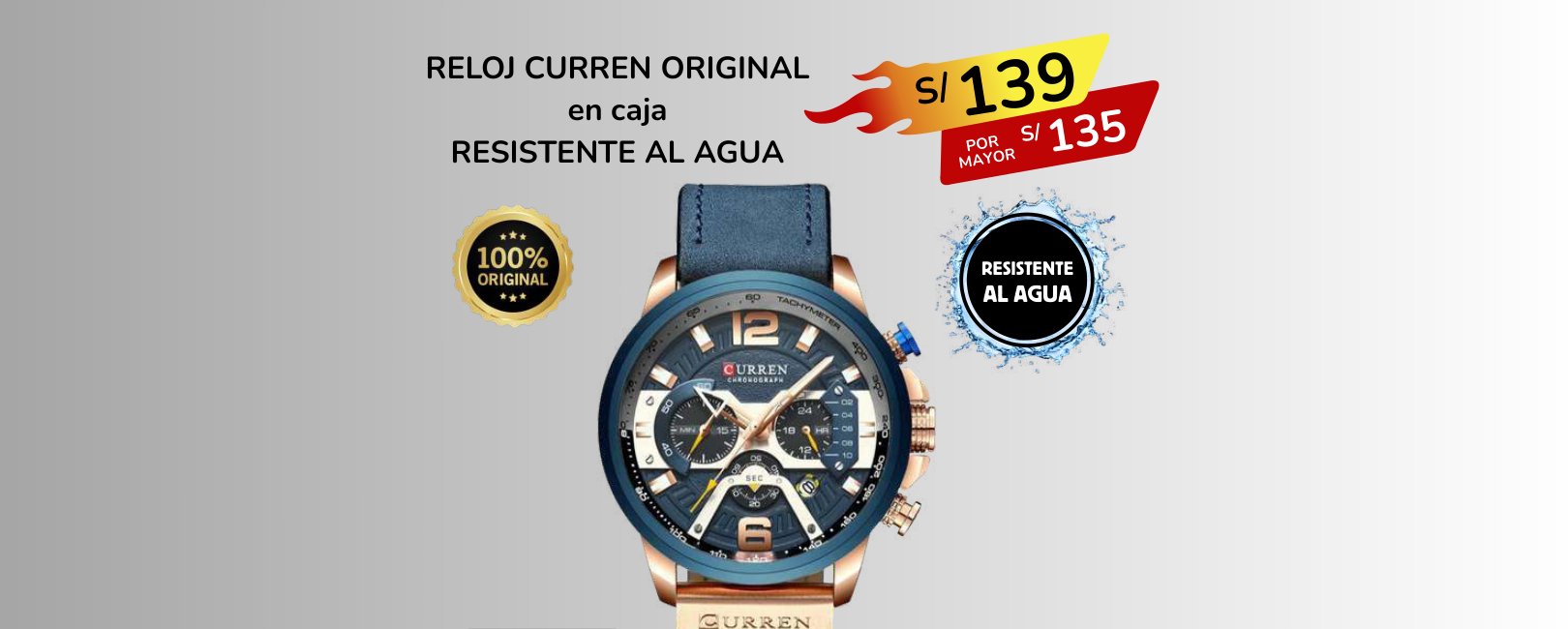 RELOJ CURREN ORIGINAL RELOJ CURREN ORIGINAL - Imagen 1
