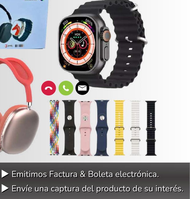 KIT AUDIFONO P9 SMARTWATCH ULTRA KIT AUDIFONO P9 SMARTWATCH ULTRA - Imagen 1