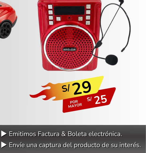 MEGAFONO PORTATIL MEGAFONO PORTATIL - Imagen 1