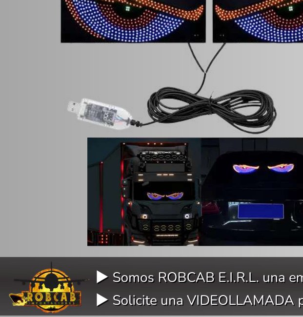 OJOS LED PARA AUTO OJOS LED PARA AUTO - Imagen 1