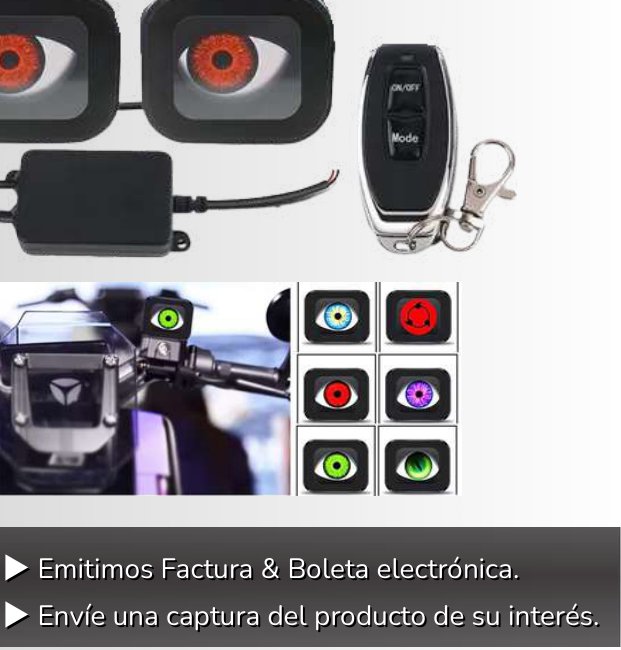 OJOS LED PARA MOTO OJOS LED PARA MOTO - Imagen 1