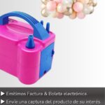 INFLADOR DE GLOBOS ELECTRICO / DOBLE
