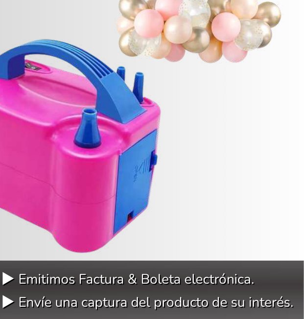 INFLADOR DE GLOBOS ELECTRICO / DOBLE INFLADOR DE GLOBOS ELECTRICO / DOBLE - Imagen 1