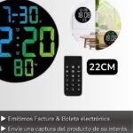 RELOJ DIGITAL DE PARED CIRCULAR