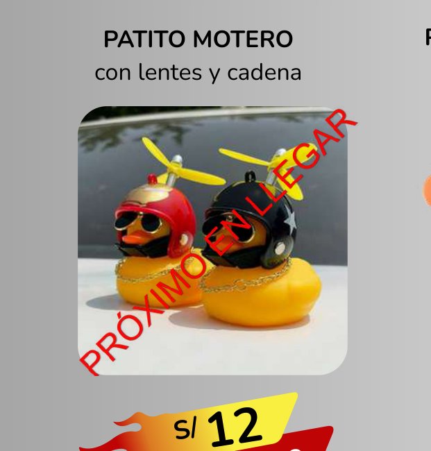 PATITO MOTERO PATITO MOTERO - Imagen 1