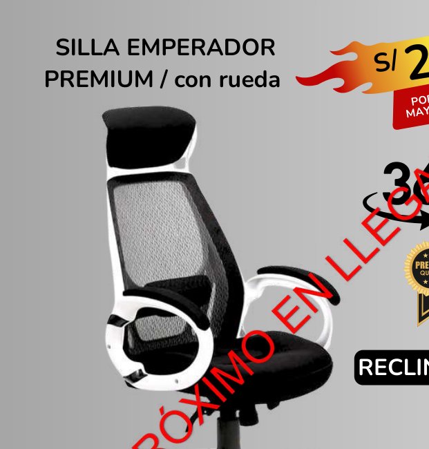 SILLA EMPERADOR PREMIUM SILLA EMPERADOR PREMIUM - Imagen 1
