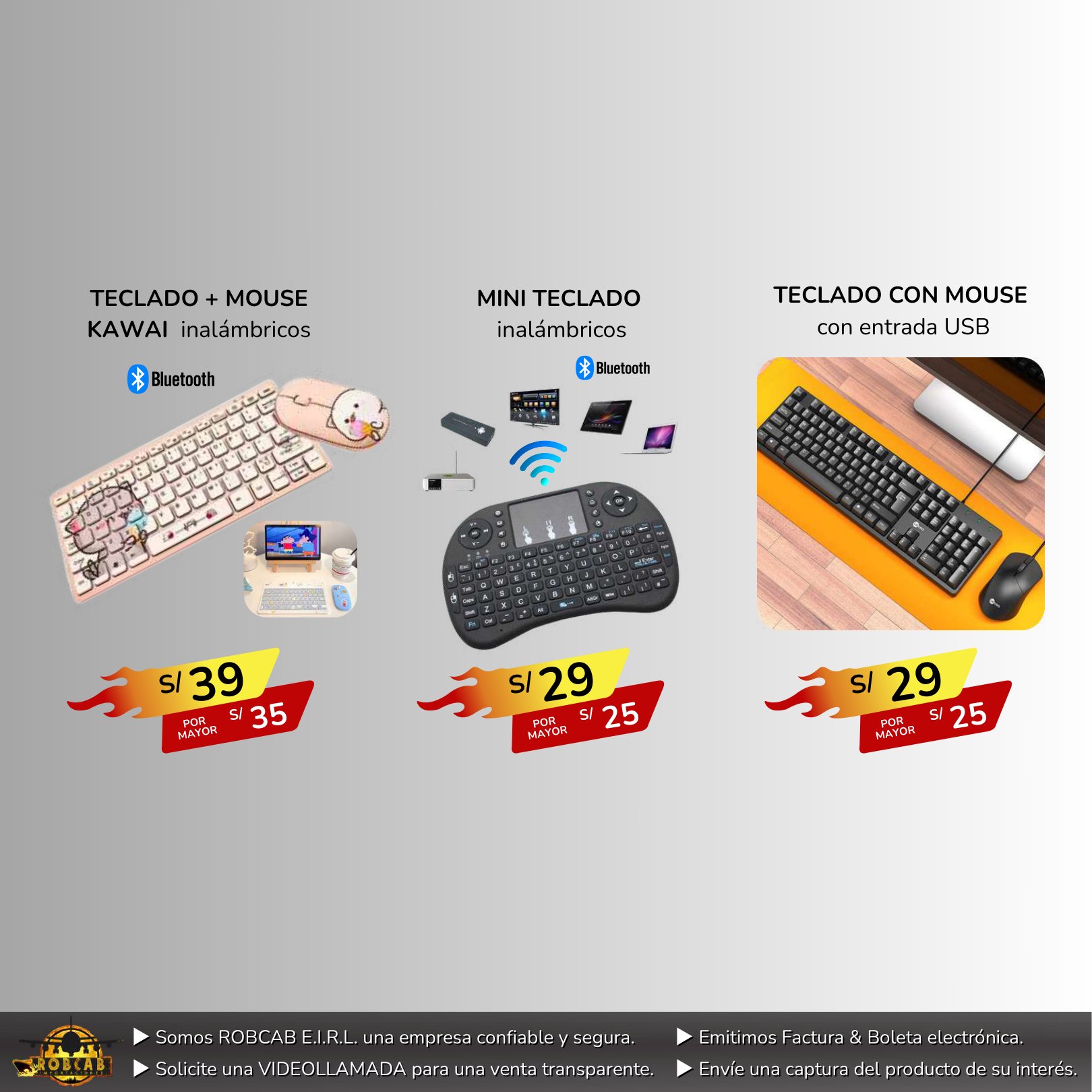 TECLADO + MOUSE KAWAI TECLADO + MOUSE KAWAI - Imagen 1