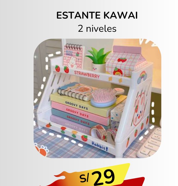 ESTANTE KAWAI ESTANTE KAWAI - Imagen 1