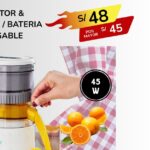 EXTRACTOR & EXPRIMIDOR / BATERIA RECARGABLE
