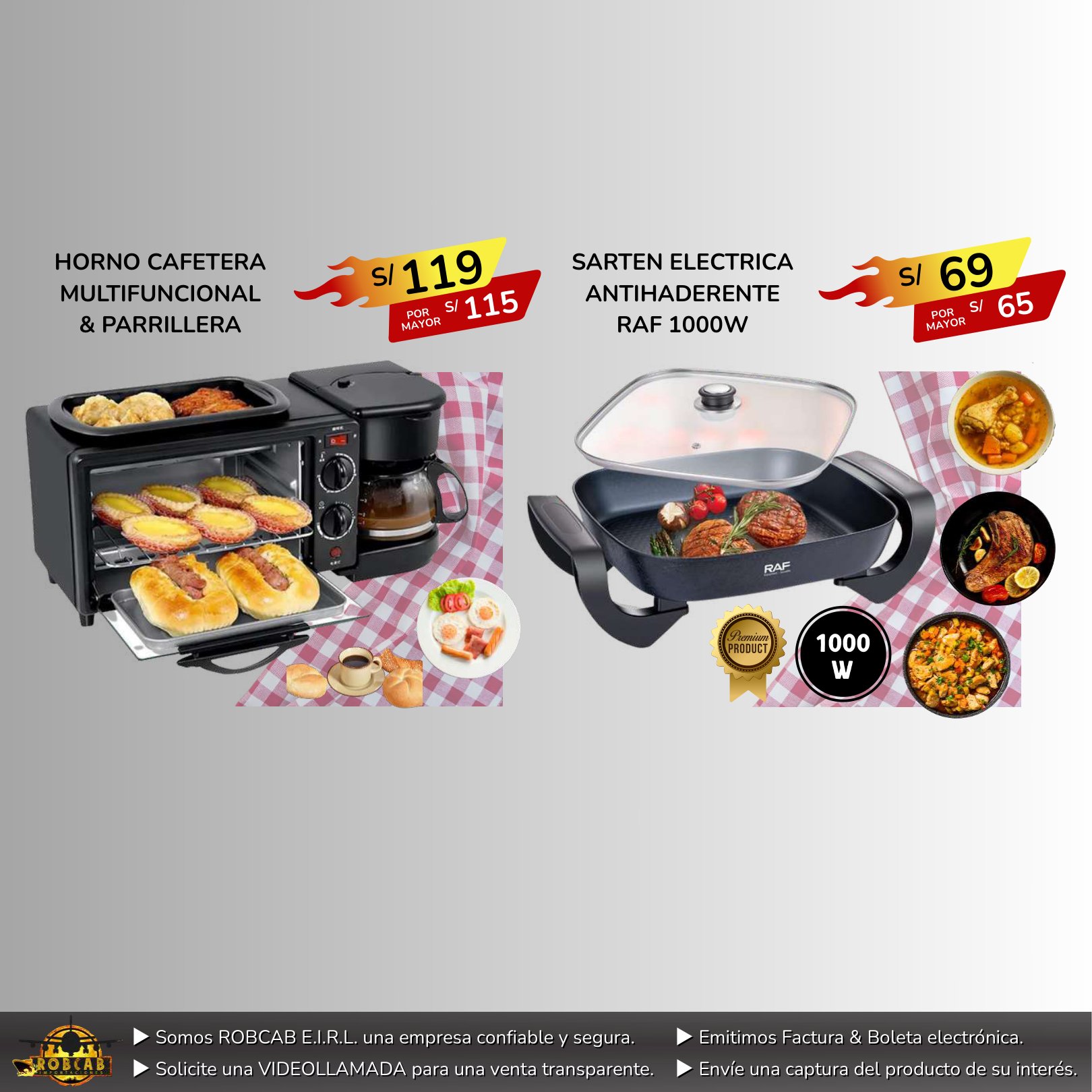 HORNO CAFETERA MULTIFUNCIONAL & PARRILLERA HORNO CAFETERA MULTIFUNCIONAL & PARRILLERA - Imagen 1