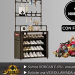 COLGADOR ZAPATERO 04 NIVELES / con funda