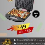 WAFLERA RAF doble plancha 800W