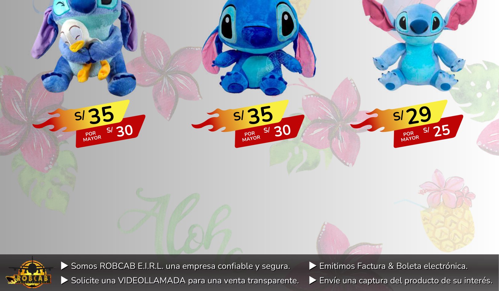 PELUCHE STITCH 30cm PELUCHE STITCH 30cm - Imagen 1