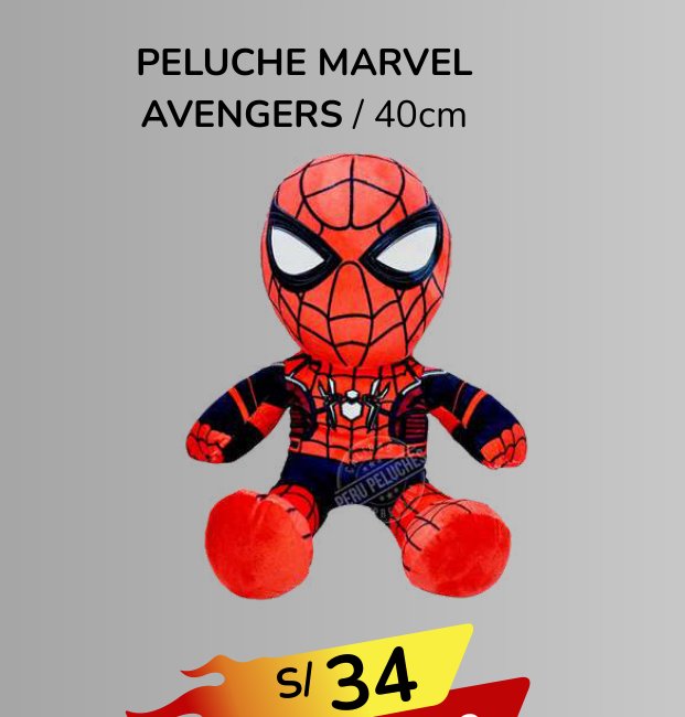 PELUCHE MARVEL AVENGERS / 40cm PELUCHE MARVEL AVENGERS / 40cm - Imagen 1
