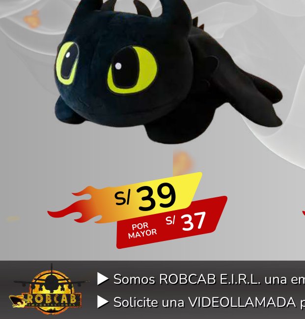 PELUCHE CHIMUELO 39cm PELUCHE CHIMUELO 39cm - Imagen 1