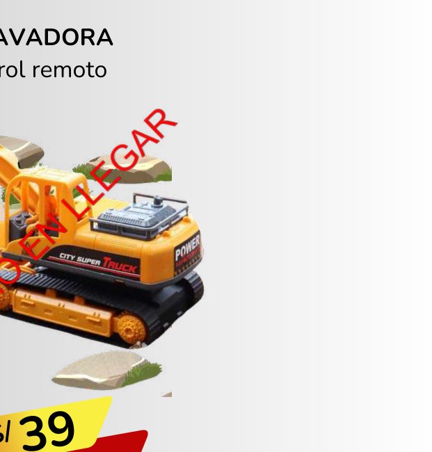 EXCAVADORA control remoto EXCAVADORA control remoto - Imagen 1