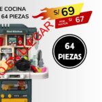 JUGUETE COCINA KITCHEN 64 PIEZAS